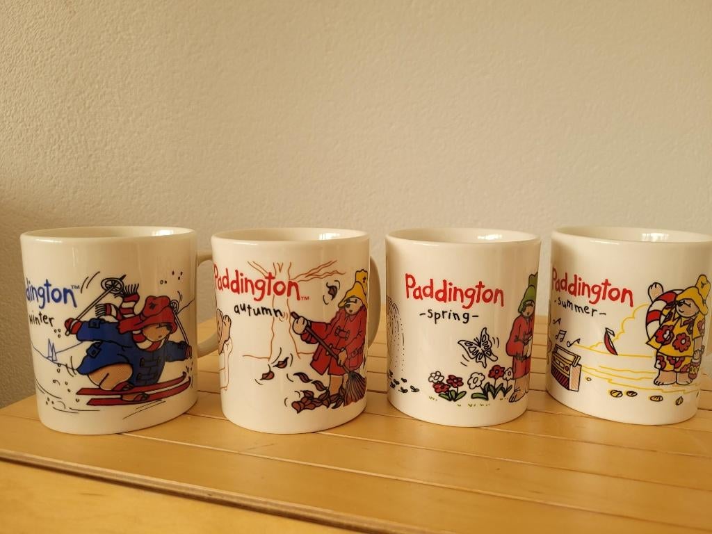 Beertje Paddington Douwe Egberts mokken, Ophalen, Zo goed als nieuw, Overige stijlen, Kop(pen) en/of Schotel(s)