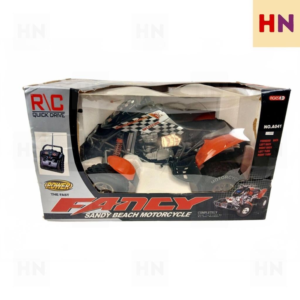 Vintage R/C Sandy Beach Motorcycle (Model A041), Auto offroad, Zo goed als nieuw, Overige schalen, Ophalen
