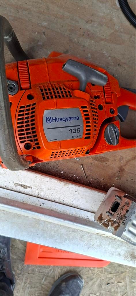 Husqvarna benzine kettingzaag, Ophalen of Verzenden, Gebruikt, Benzine