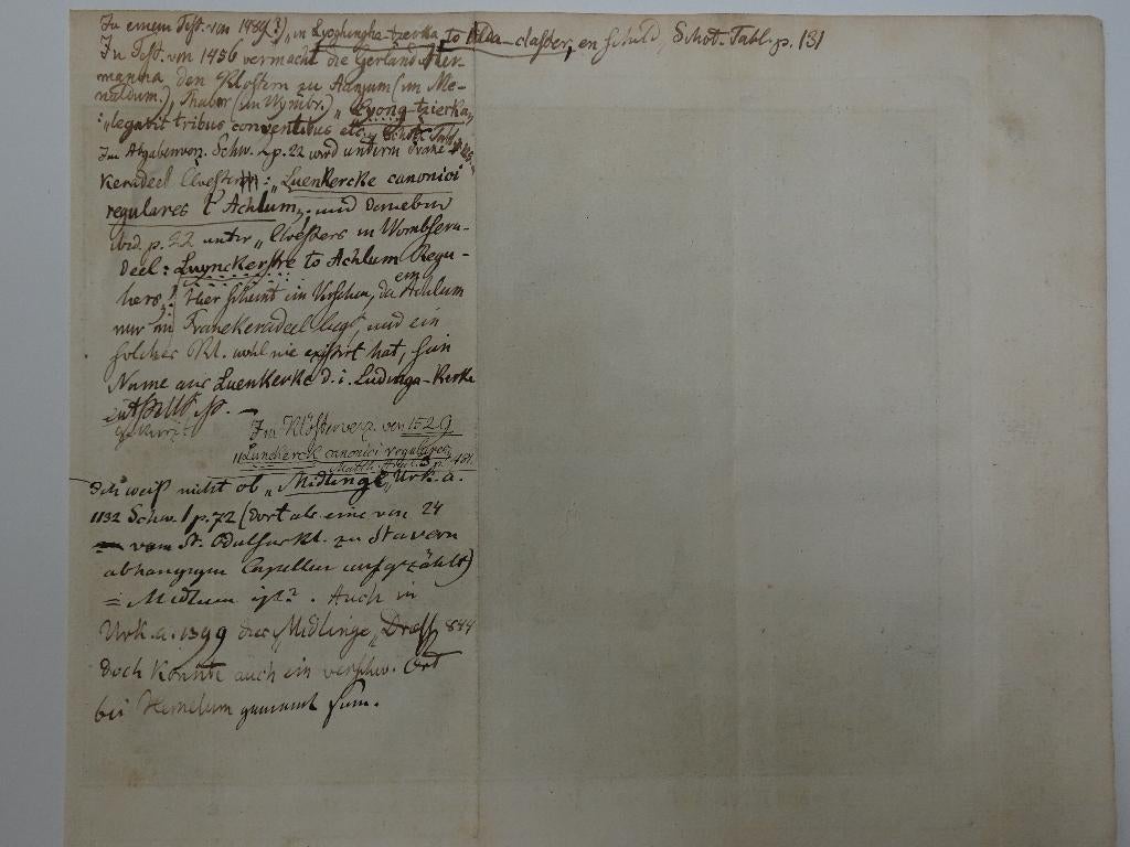 Gravure Franeker van Schalsum te zien, graveur Dirk de Jong, Antiek en Kunst, Verzenden