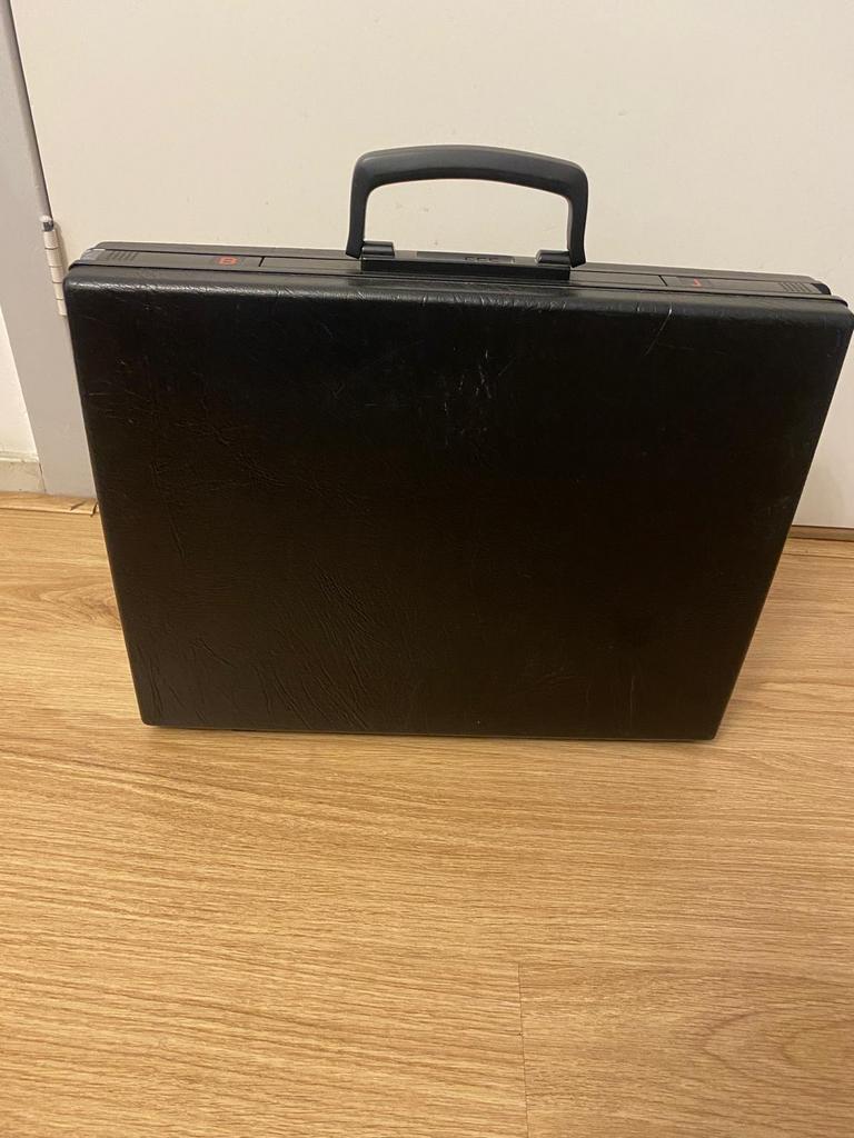 Samsonite Aktetas Zwart 46x35 cm, 40 tot 60 cm, 30 cm of meer, Gebruikt, Zwart