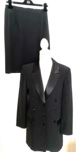 Markwald jasje/colbert met bijp.rok maat 38[v], Kleding | Dames, Maat 38/40 (M), Zwart, Ophalen of Verzenden, Zo goed als nieuw