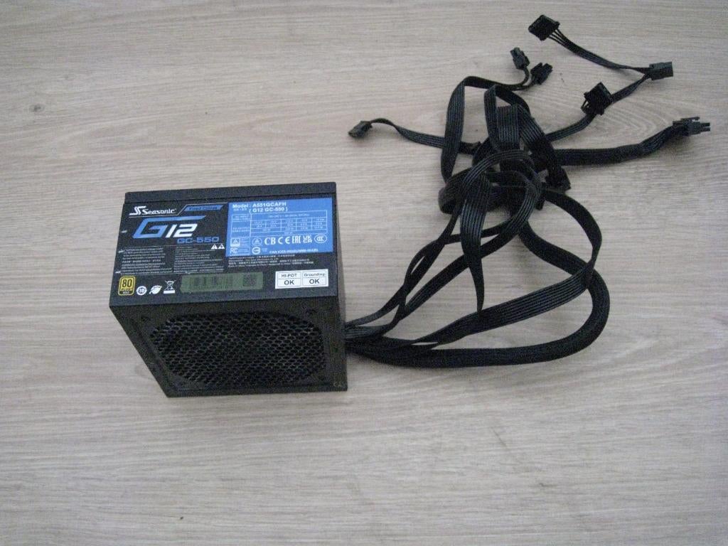 Seasonic G12 GC-550 watt, Computers en Software, Ophalen, Zo goed als nieuw