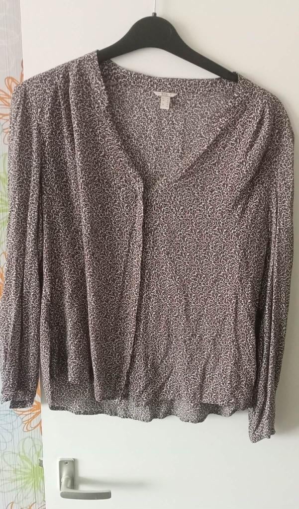 Blouse merk esprit. Maat 42, Kleding | Dames, Bruin, Maat 42/44 (L), Ophalen of Verzenden, Zo goed als nieuw