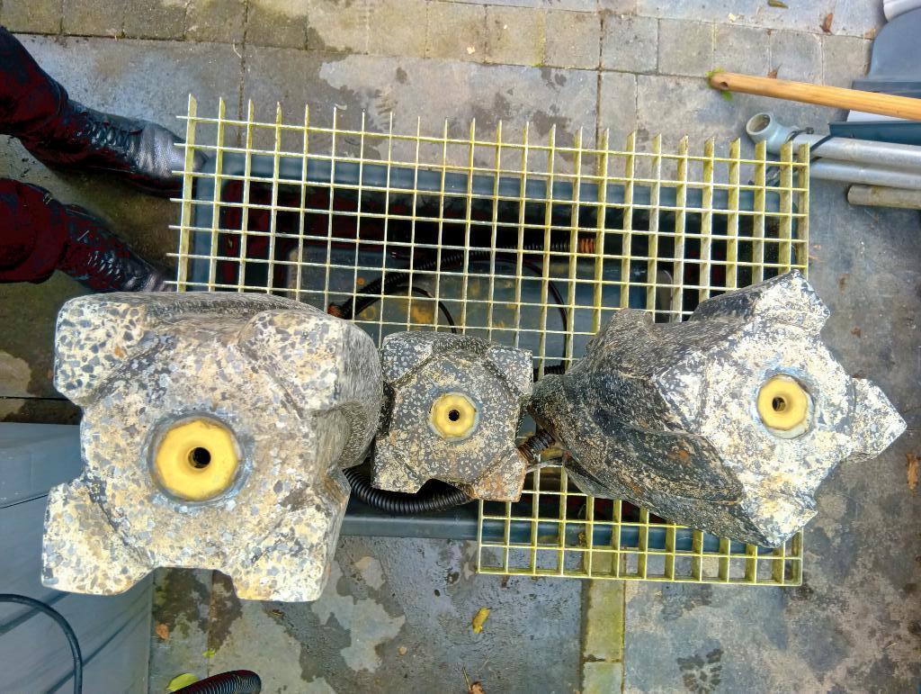 UBBINK Waterornament COMPLEET metLED, Pomp & Groot Reservoir, Ophalen of Verzenden, Gebruikt, Waterornament