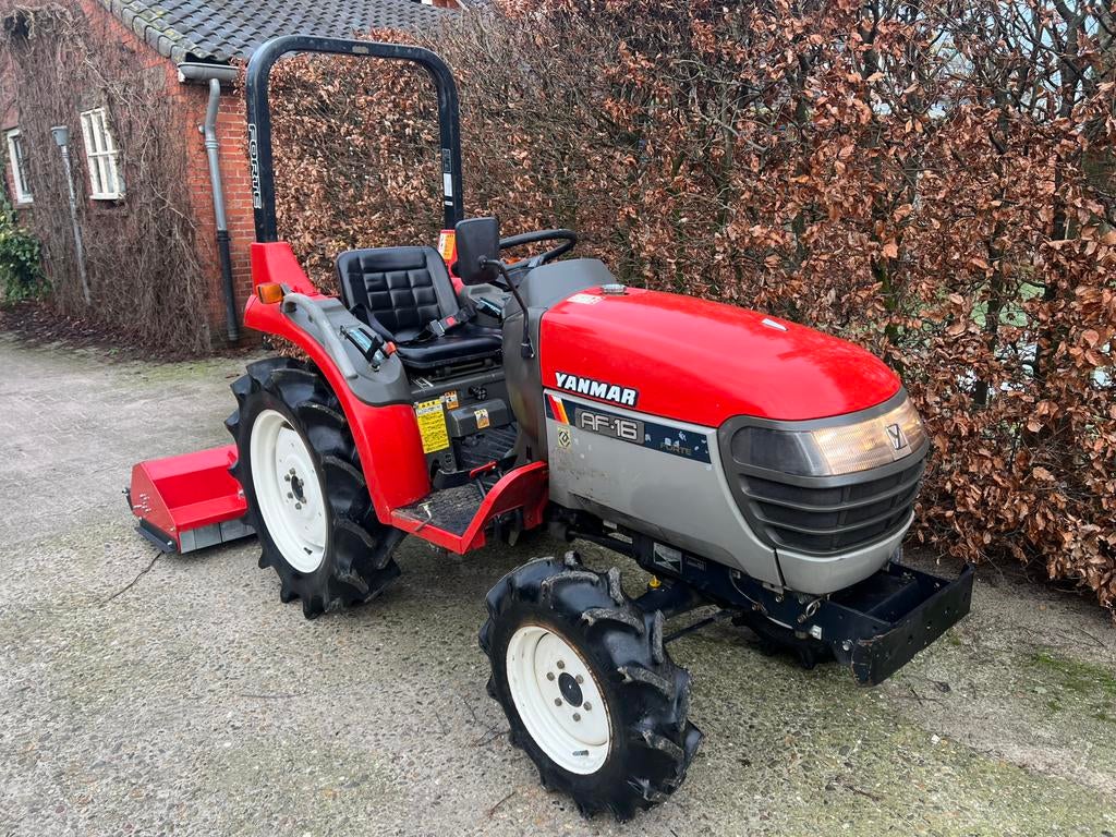 Yanmar minitractor AF16|4x4|Frees|Klepelmaaier|Keerkoppeling, Zakelijke goederen, Machines en Bouw | Tuin, Park en Bosbouw, Ophalen