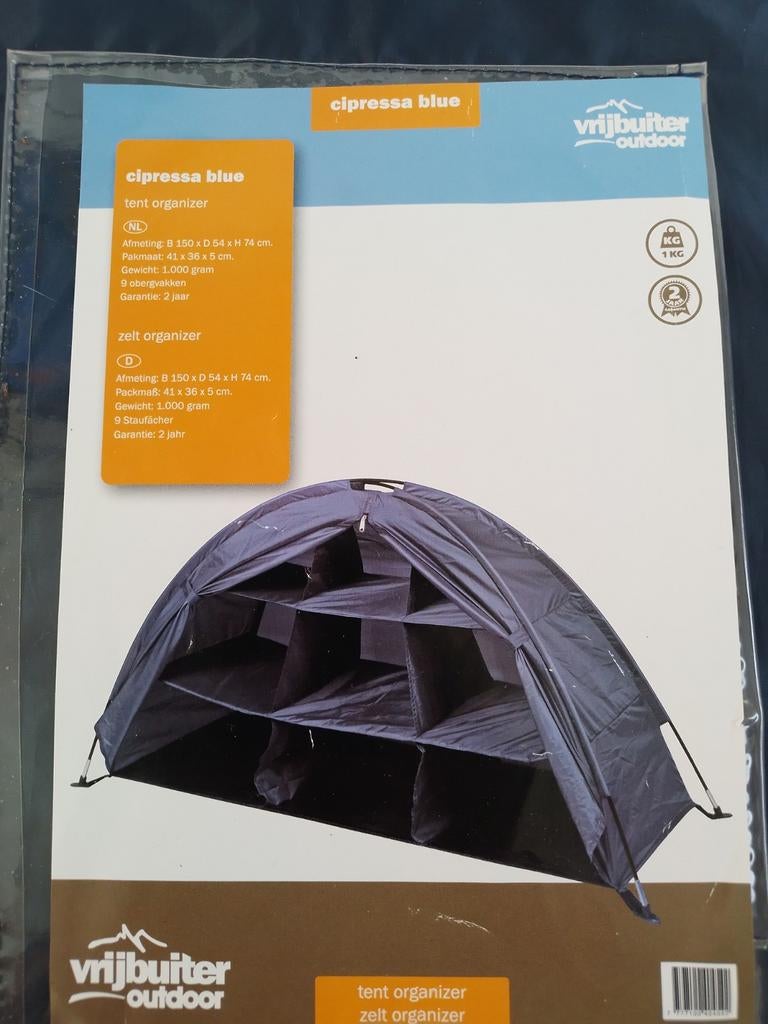 Vrijbuiter Outdoor Tent Organizer - Clippressa Blue, Ophalen of Verzenden, Zo goed als nieuw