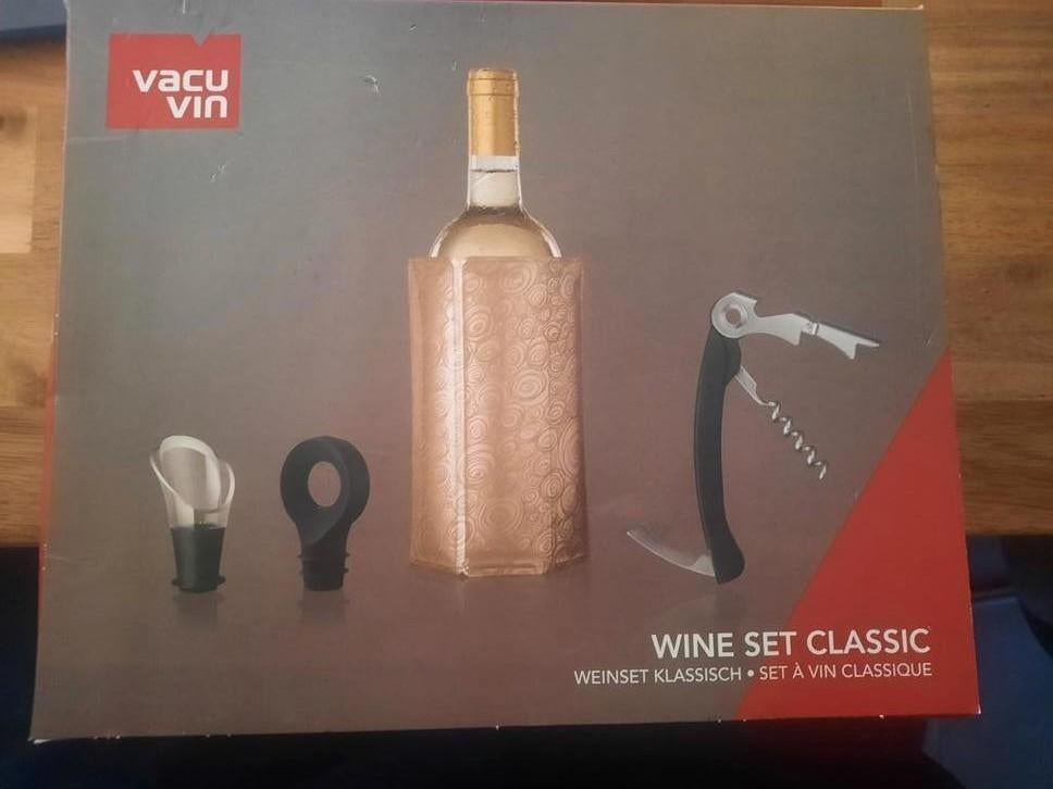 Vacu Vin Wijnset Classic - Nieuw in doos, Ophalen of Verzenden, Nieuw
