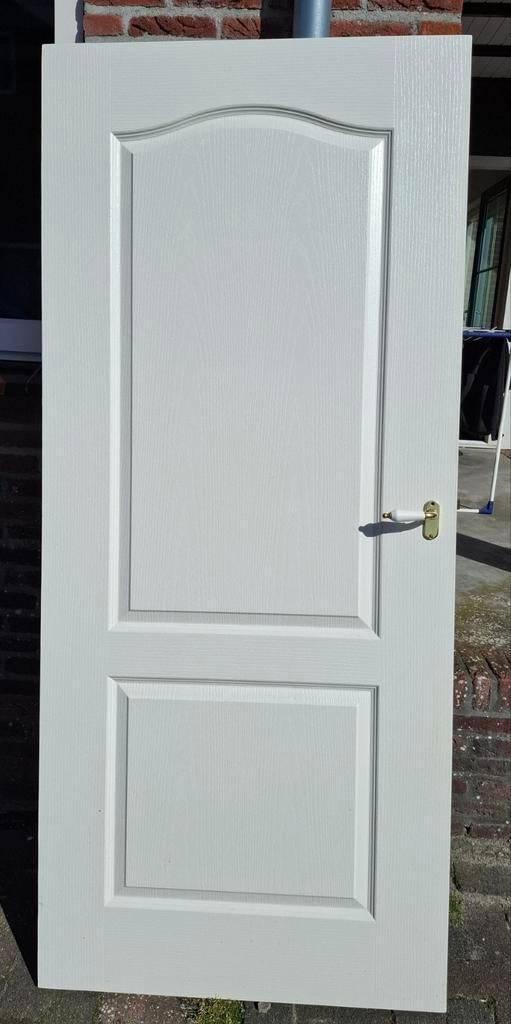 4 binnendeuren zonder glas, 1 buitendeur met glas, Ophalen, Gebruikt, Binnendeur, Glas