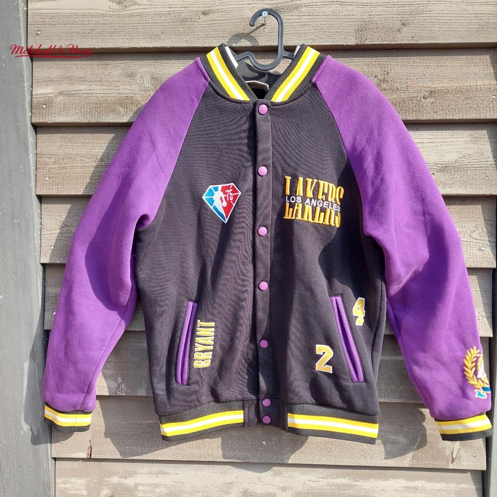 NBA Lakers Jacket | Kobe Bryant | Mitchell & Ness, Ophalen of Verzenden, Zo goed als nieuw, Kleding