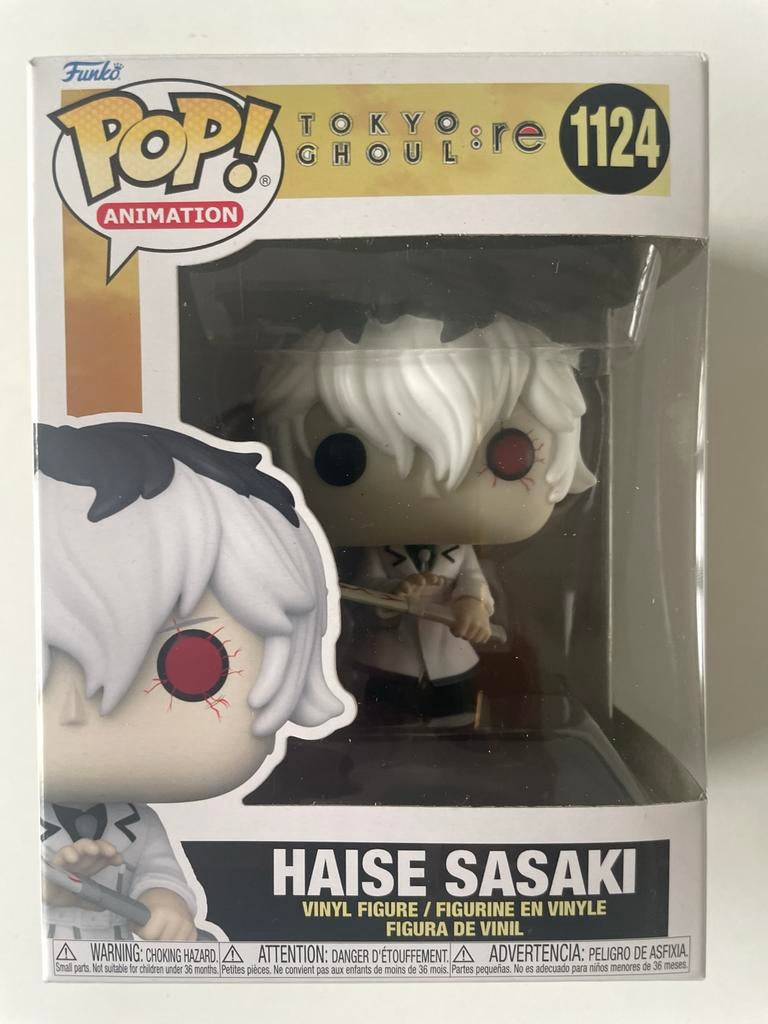 Funko Pop! Haise Sasaki Tokyo Ghoul:re 1124, Ophalen of Verzenden, Zo goed als nieuw