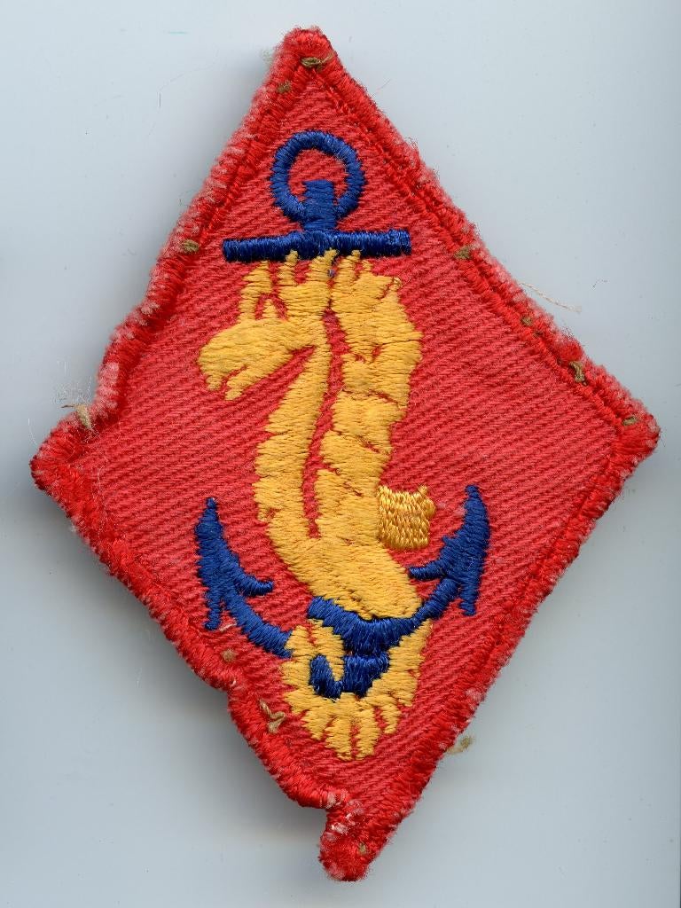 WO2 US USMC Ship's Detachment "Sea Marines" Patch, Verzamelen, Militaria | Tweede Wereldoorlog, Ophalen of Verzenden, Landmacht