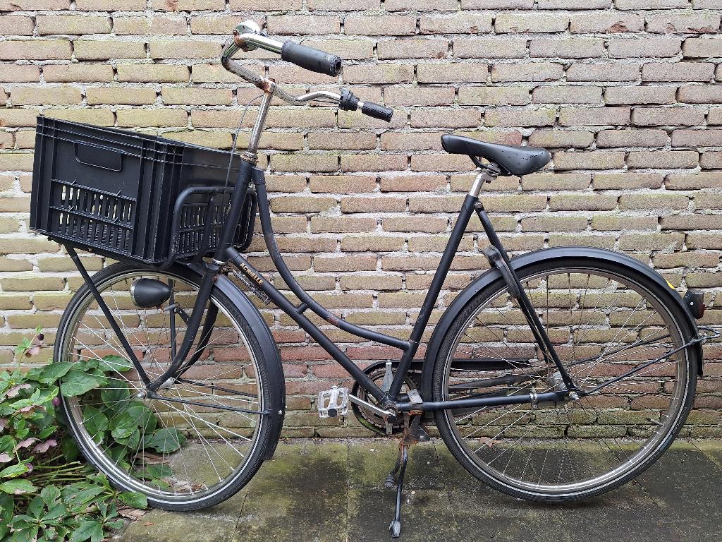 Achielle Craighton omafiets 61cm mat zwart, Fietsen en Brommers, Fietsen | Dames | Omafietsen, Ophalen, Gebruikt, Versnellingen