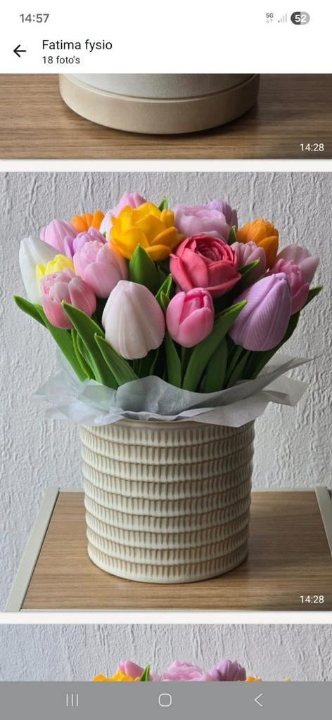 Handgemaakte Zeepbloemen – Gepersonaliseerde Cadeaus !, Ophalen of Verzenden, Nieuw