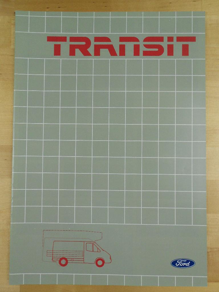 Ford Transit Concept Brochure 1986, Ford, Ophalen of Verzenden, Zo goed als nieuw, Ford