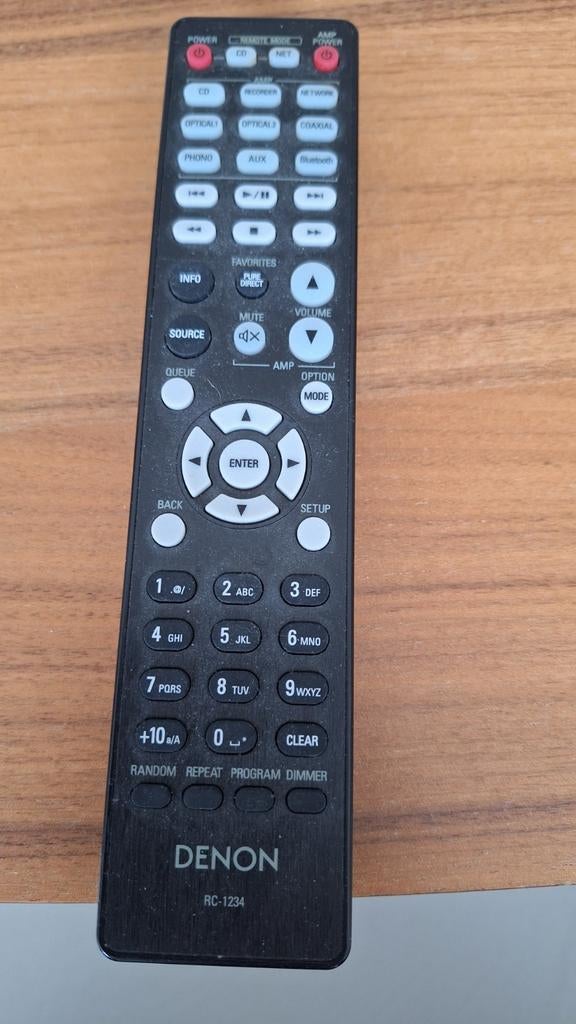 Denon afstandsbediening RC-1234, Audio, Tv en Foto, Ophalen of Verzenden