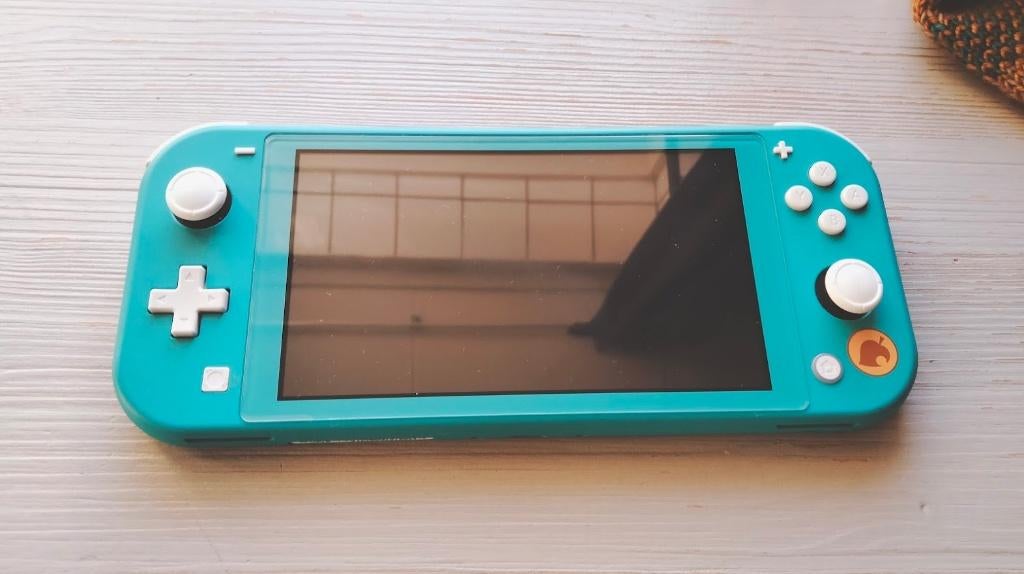 Animal Crossing Nintendo Switch Lite, Ophalen of Verzenden, Turquoise, Zo goed als nieuw