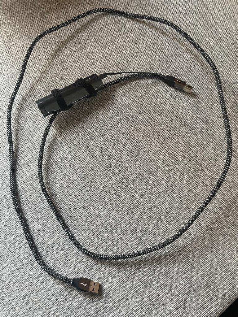 Audioquest Diamond USB-kabel 1,5 meter, Ophalen of Verzenden, Gebruikt, Minder dan 2 meter, Overige kabels