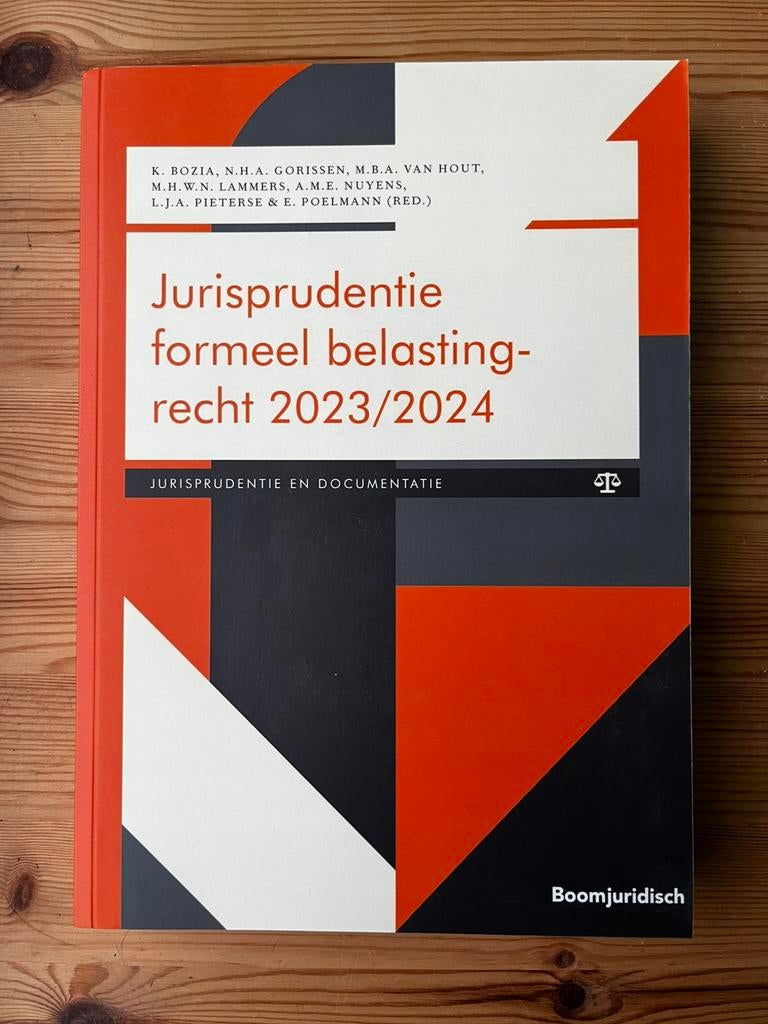 Jurisprudentie formeel belastingrecht 2023/2024, Ophalen of Verzenden, Beta, Zo goed als nieuw, WO