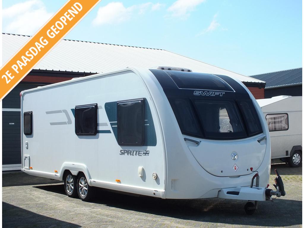 SWIFT SPRITE QUATTRO bj.2019, STAPELBED, MOVER, 6 PERSOONS!, Caravans en Kamperen, Caravans, Ringverwarming, Bedrijf, Overige typen