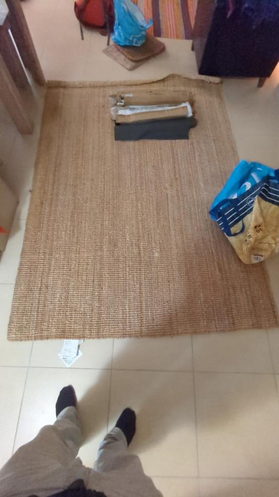 IKEA Lohals Vloerkleed - Jute - 160x230 cm, Huis en Inrichting, Natuurlijk, Scandinavisch, Boho, 150 tot 200 cm, 200 cm of meer