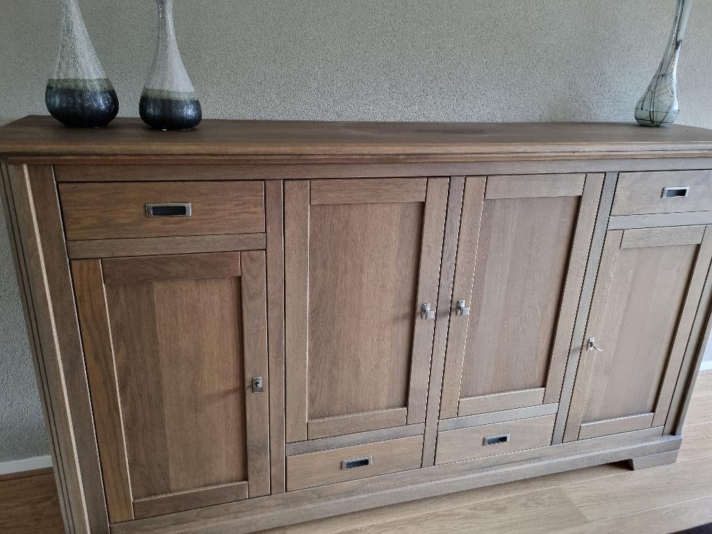 Dressoir en salontafel, Ophalen, 150 tot 200 cm, Modern klassiek, Zo goed als nieuw