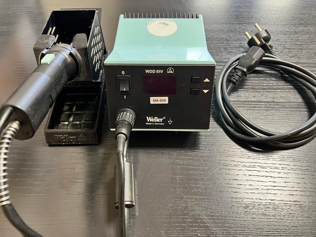 Weller WDD 81V Desoldeerstation met DXV 80, Ophalen of Verzenden, Gebruikt