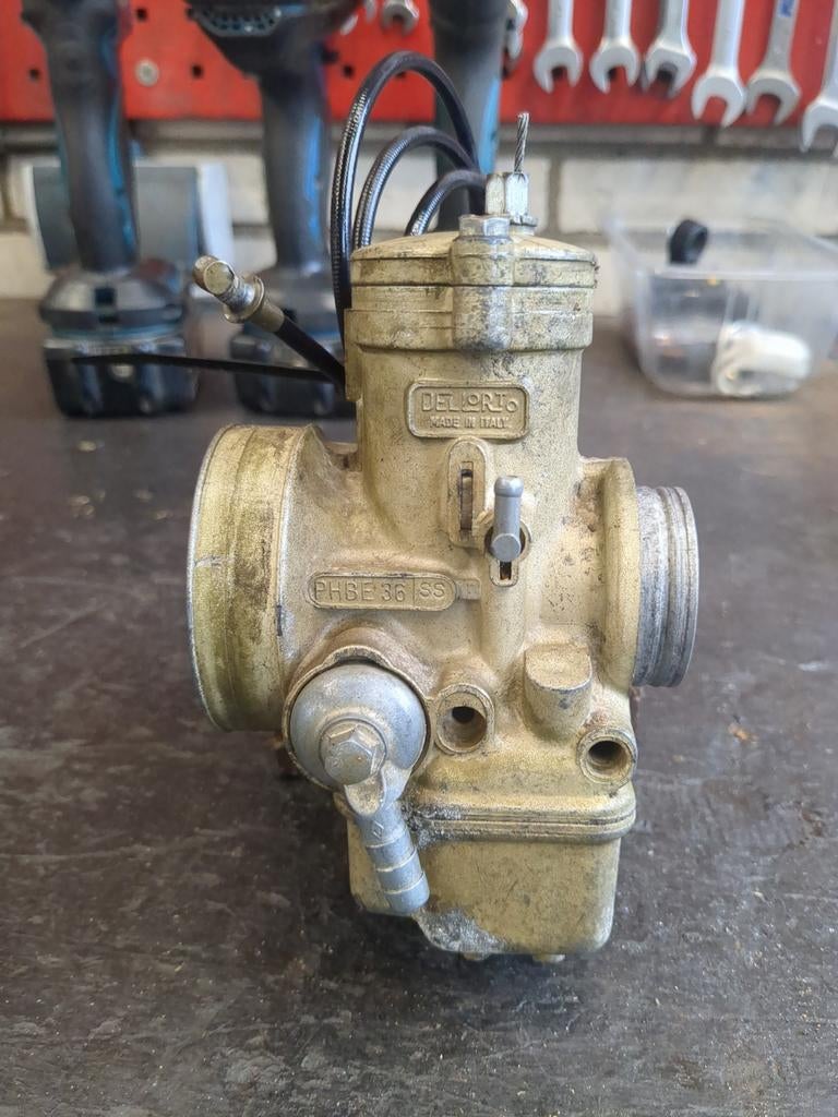 Dellorto PHBE 36 SS magnesium Carburateur - Gebruikt, Auto-onderdelen, Motor en Toebehoren, Universele onderdelen, Gebruikt, Ophalen of Verzenden