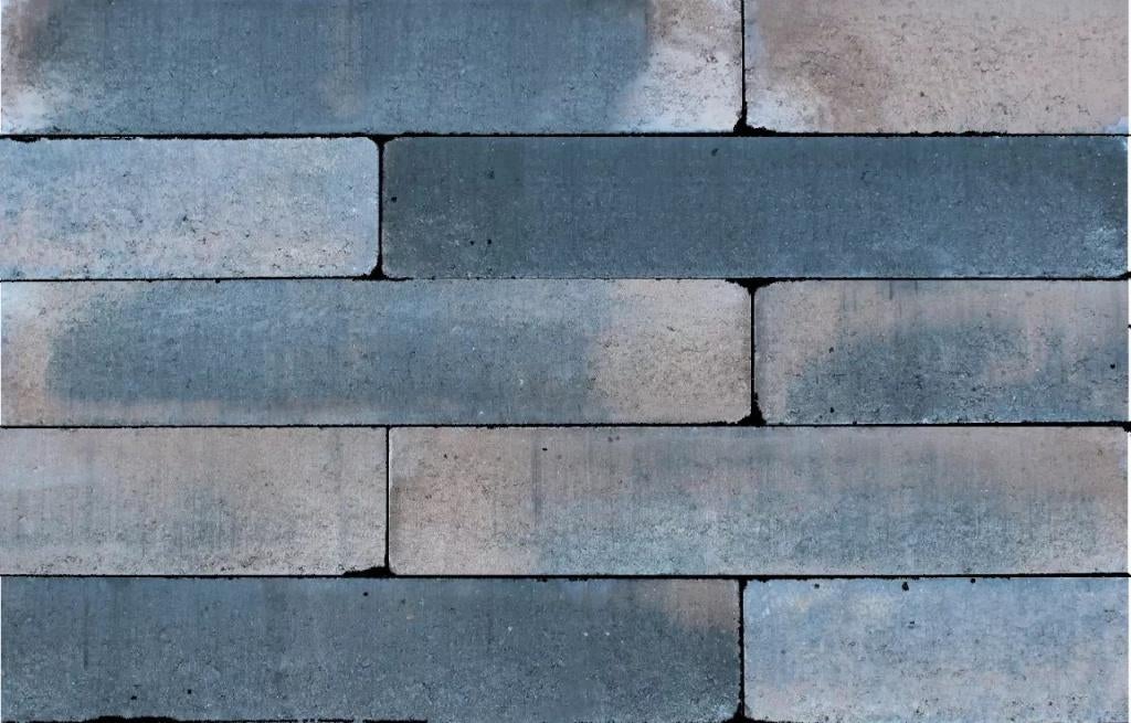 Wallblock Old Texels Bont 12x12x60 cm stapelblok, Tuin en Terras, Blok, Nieuw, Ophalen of Verzenden, Minder dan 25 cm