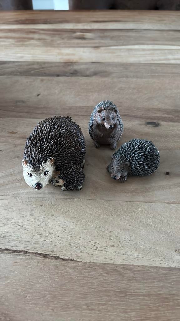 Beeld egel 3 beelden, Verzamelen, Beelden en Beeldjes, Ophalen of Verzenden, Zo goed als nieuw, Dier