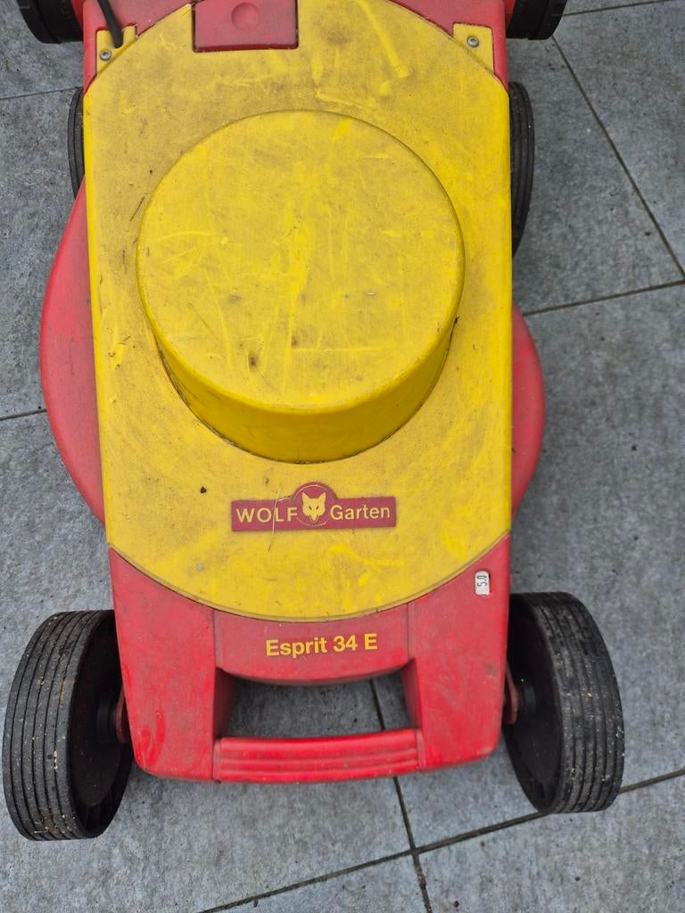 Wolf Garten Esprit 34 E Grasmaaier - Elektrisch, Ophalen, Cirkelmaaier, Elektrische grasmaaier, Opvangzak