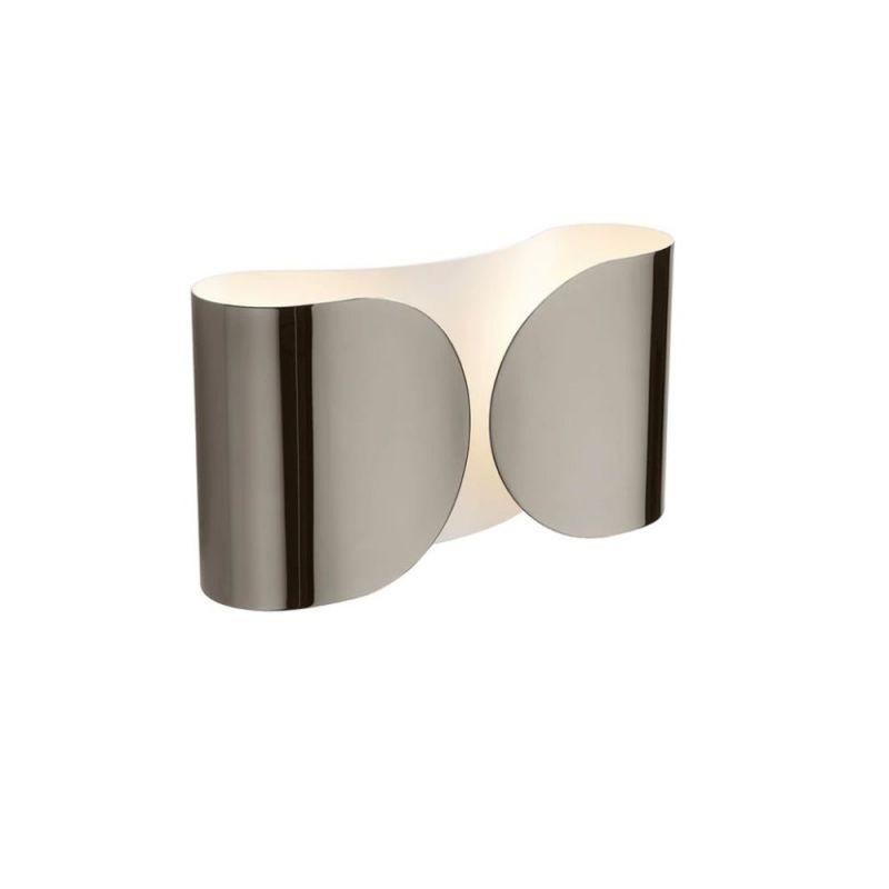 Te koop: Flos Foglio Wandlamp - Zwart Nikkel, Ophalen of Verzenden, Zo goed als nieuw, Metaal, Design