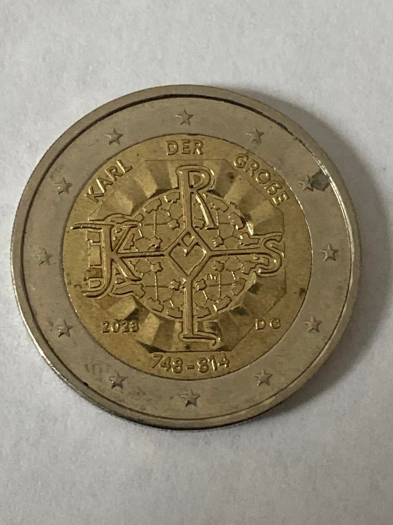 2 Euro Duitsland Karel de Grote 2023, Postzegels en Munten, Ophalen of Verzenden, Duitsland, 2 euro, Losse munt
