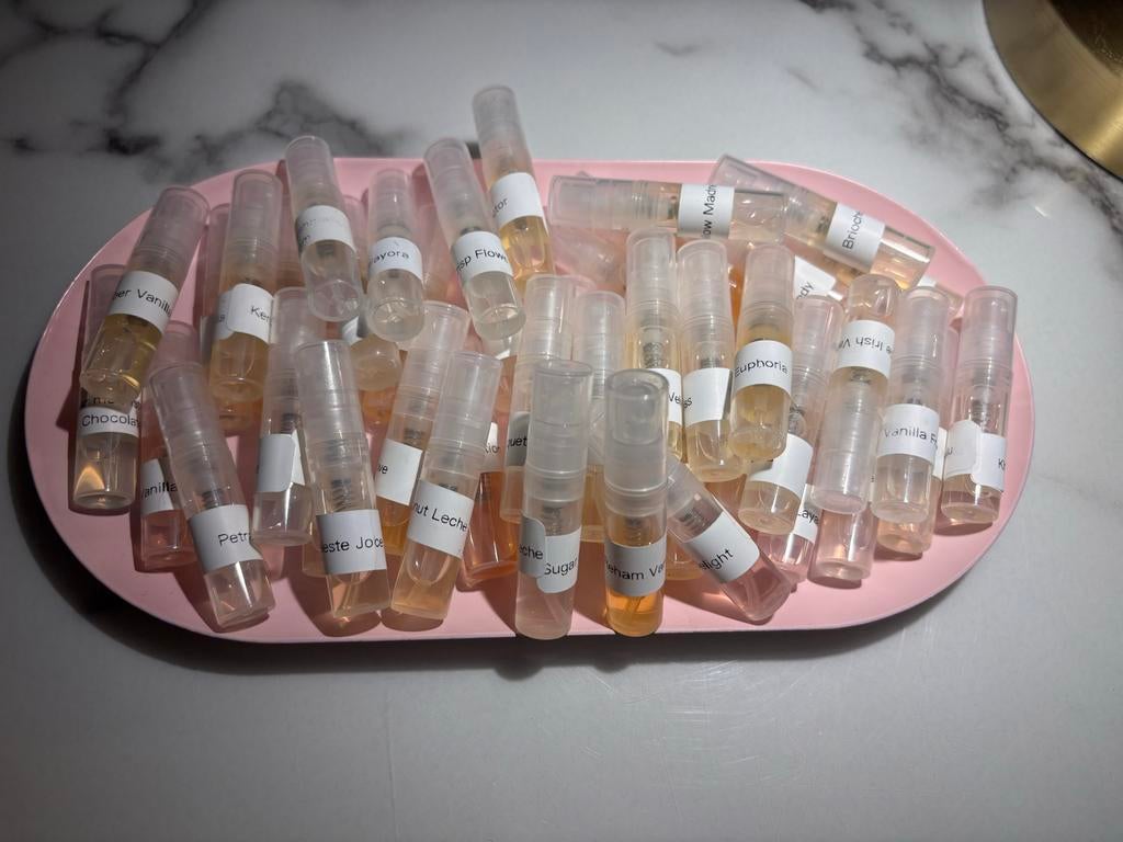 45 Arabische Parfum Testers - Gourmand/Bloemig Zoet, Ophalen of Verzenden, Zo goed als nieuw