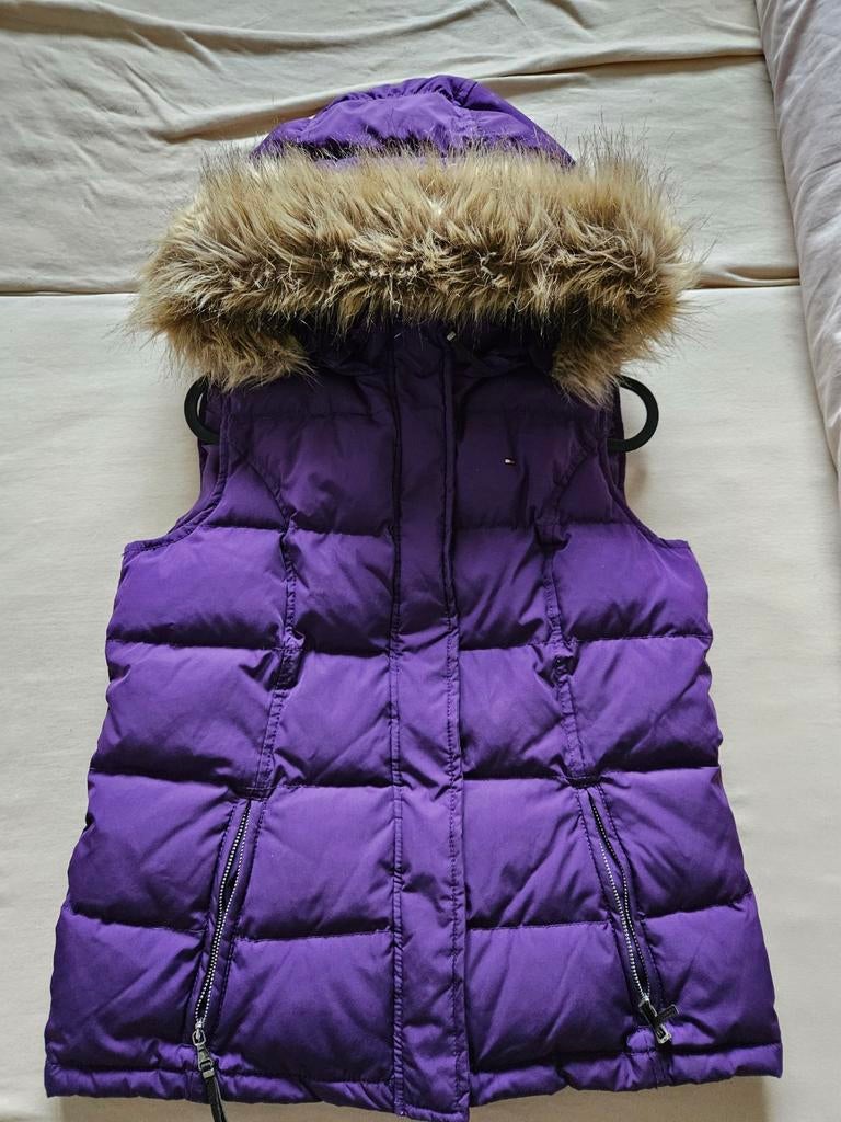 Bodywarmer Tommy Hilfiger, Paars, Ophalen of Verzenden, Zo goed als nieuw, Maat 36 (S)