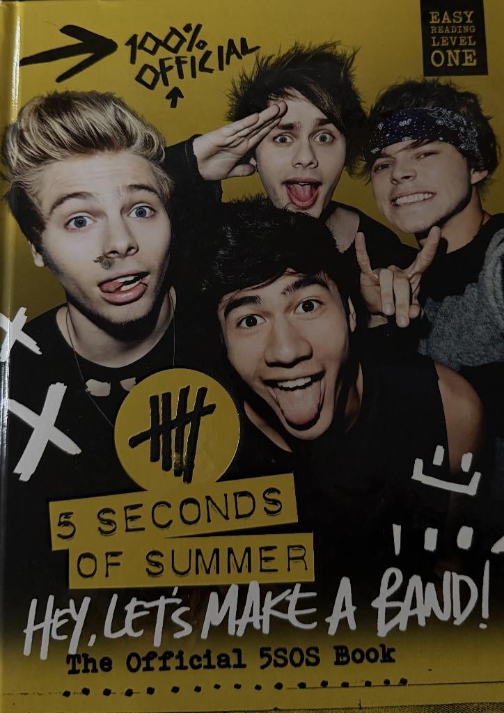 5 seconds of summer Hey lets make a band The official 5s, Verzenden, Zo goed als nieuw, Artiest
