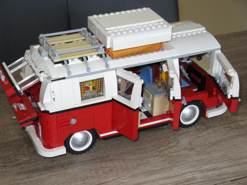 lego 10220 volkswagen camper met instructieboeken, Ophalen of Verzenden, Zo goed als nieuw, Lego