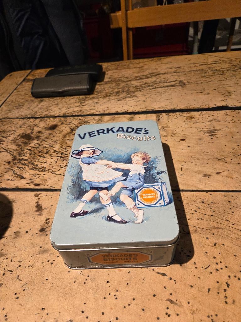 Verkade blik, Ophalen, Zo goed als nieuw, Koek(jes), Verkade
