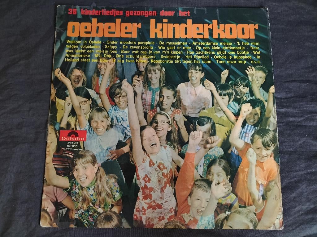 LP 36 kinderliedjes gezongen door het Oebeler Kinderkoor, Cd's en Dvd's, Ophalen of Verzenden, Zo goed als nieuw, Muziek