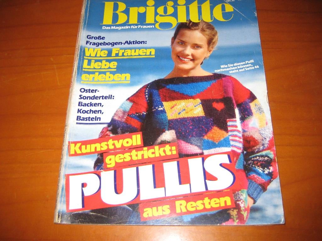 Brigitte, 7/82, Kunstvoll gestrickt aus Resten, Ophalen of Verzenden, Zo goed als nieuw, Overige onderwerpen