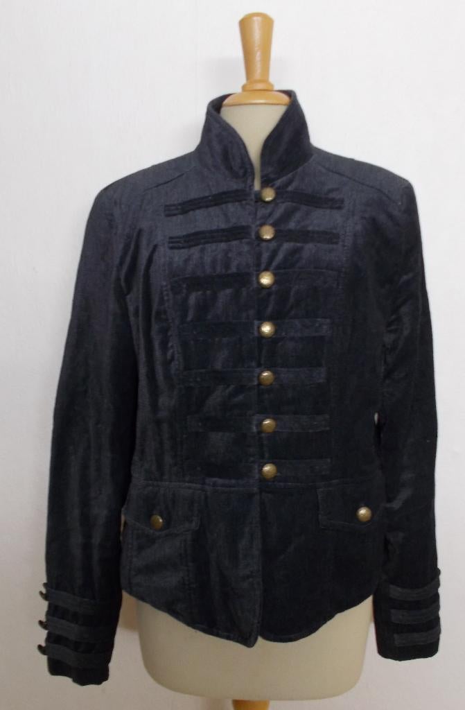 Apart donkergrijs circus look jasje! 42, Verzenden, Maat 42/44 (L), Zo goed als nieuw, Jasje