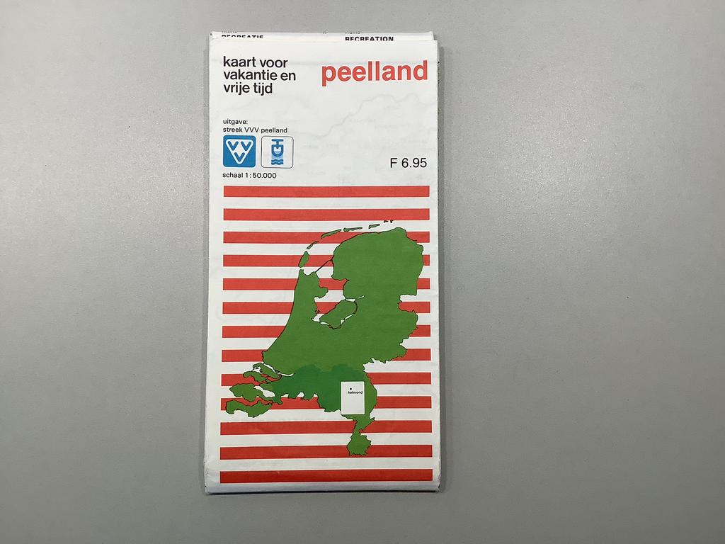 Wandel/ fietskaart Peelland 1:50.000, Boeken, Gelezen, Ophalen of Verzenden, Landkaart, 1800 tot 2000