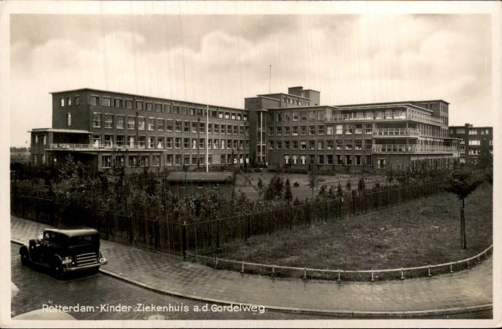 Rotterdam - Kinder Ziekenhuis - Gordelweg, Ophalen of Verzenden, 1920 tot 1940, Ongelopen, Zuid-Holland