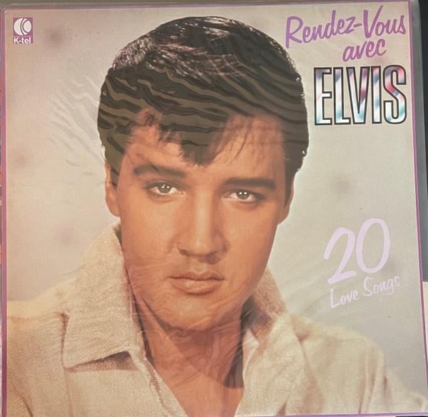 LP - Elvis Presley ‎– Rendez-Vous Avec Elvis (20 Love Songs, Cd's en Dvd's, Vinyl | Pop, Ophalen of Verzenden, 1960 tot 1980, Gebruikt