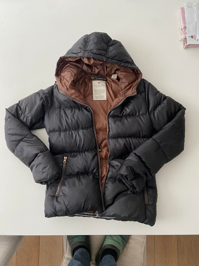 Maison Scotch gewatteerde jas, Kleding | Dames, Jassen | Winter, Gedragen, Maat 38/40 (M), Zwart, Ophalen of Verzenden
