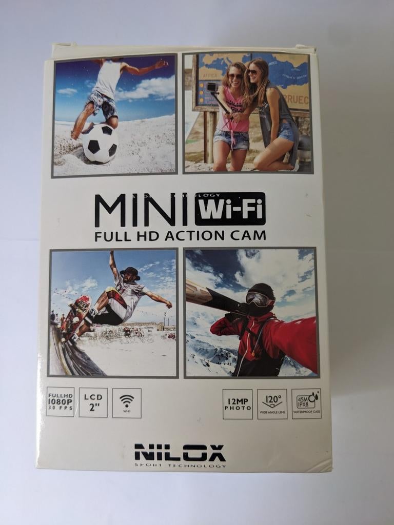 Nilox Mini Wi-Fi Full HD Action Cam - Nieuwstaat, Ophalen of Verzenden