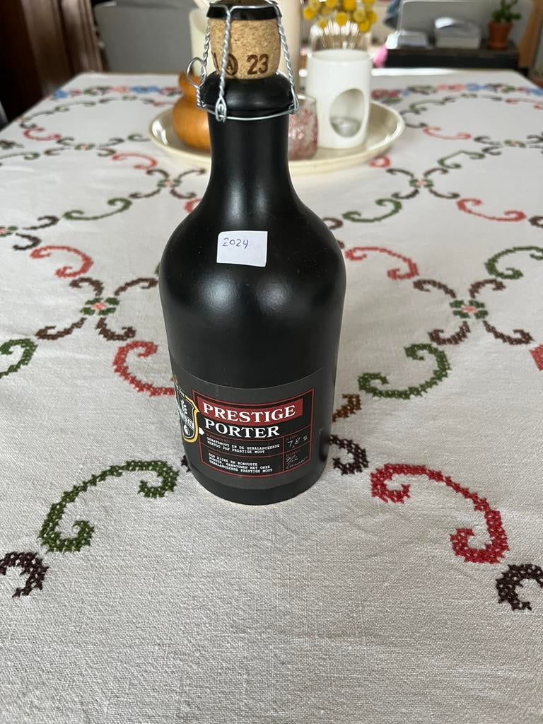 Hertog Jan proeftuin prestige porter, Verzamelen, Biermerken, Zo goed als nieuw, Flesje(s), Hertog Jan, Ophalen of Verzenden