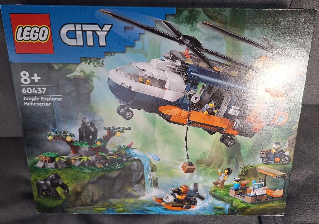 LEGO City jungleonderzoekers helikopterbasis 60437 >NIEUW<, Ophalen of Verzenden, Nieuw, Complete set, Lego