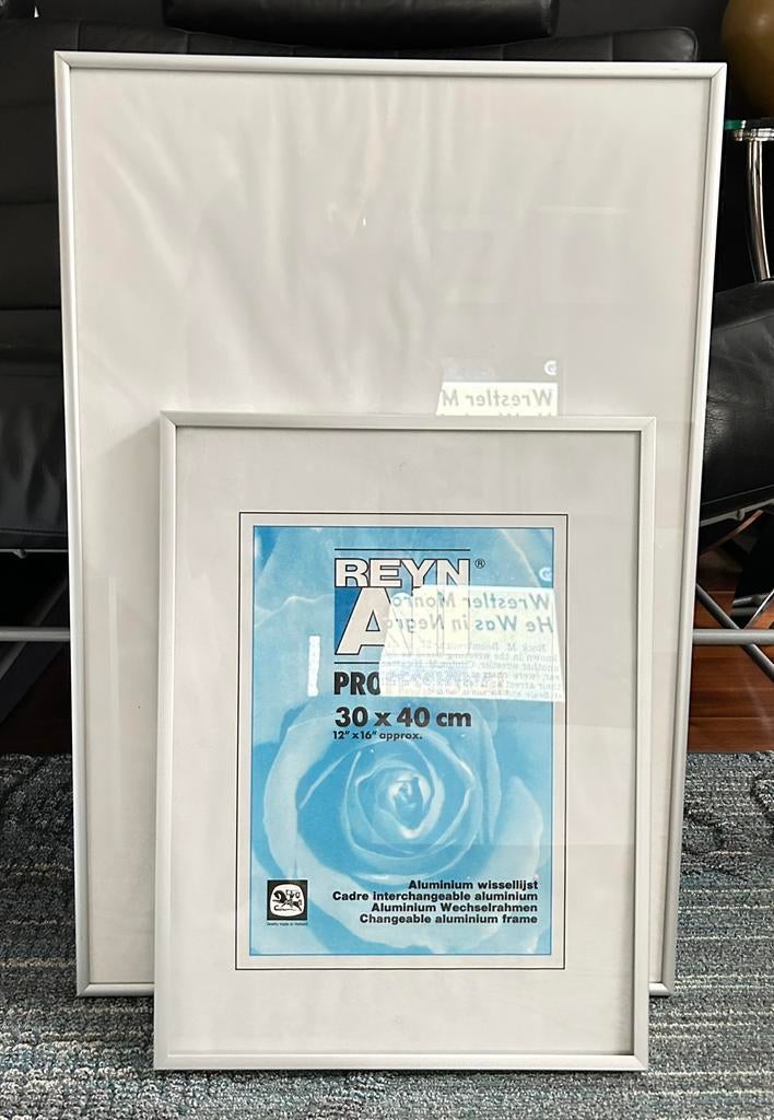 Diverse aluminium (mat) lijsten, Ophalen, Minder dan 50 cm, Gebruikt, 50 tot 75 cm