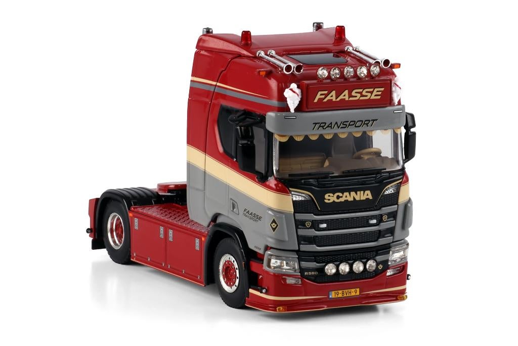 WSI SCANIA  R  HIGHLINE I CR20H  4X2  FAASSE  TRANSPORT  NEW, Ophalen of Verzenden, Nieuw, Bus of Vrachtwagen, Wsi